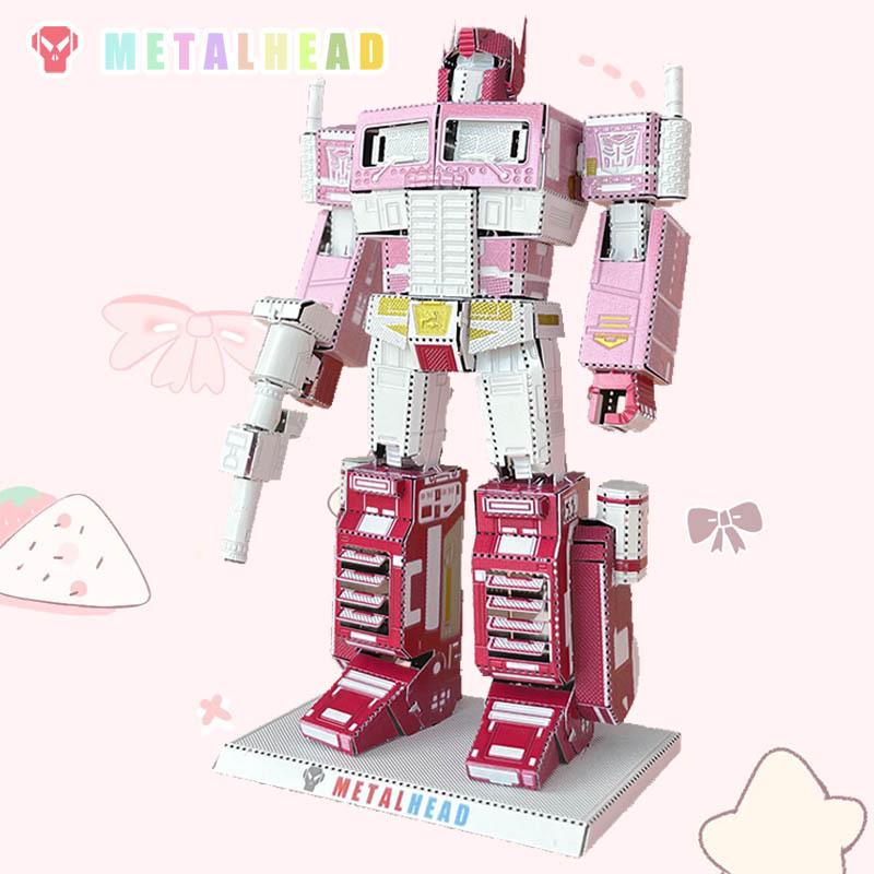 

Optimus Prime Macaron: All-Metal Stainless Steel 3D DIY Assembly Puzzle, Glue-Free