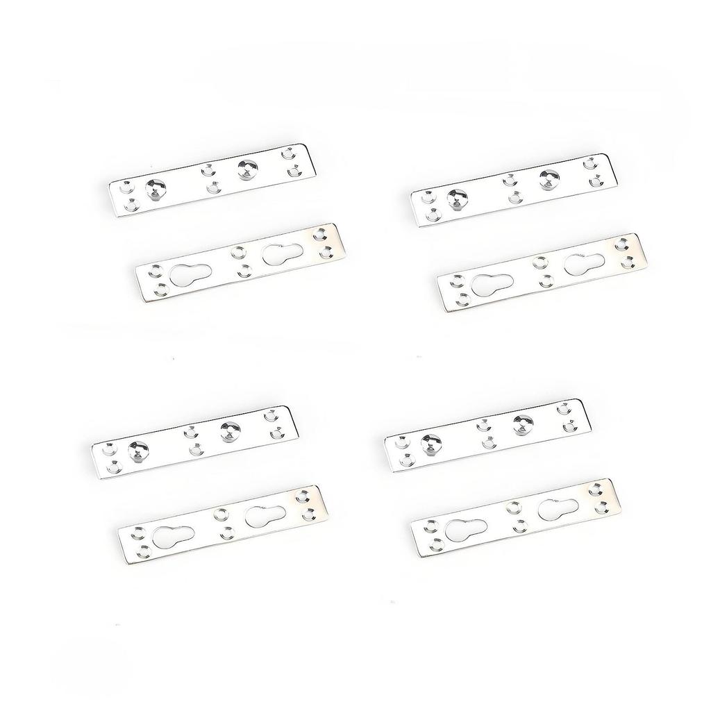 4Pcs Bed Rail Fasteners Premium Connector Iron Thickened Connecting Fittings