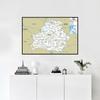 English Map Belarus Map Road Map Wall Decor Background Living Home Study Studio Supplies Decorative Hanging Picture