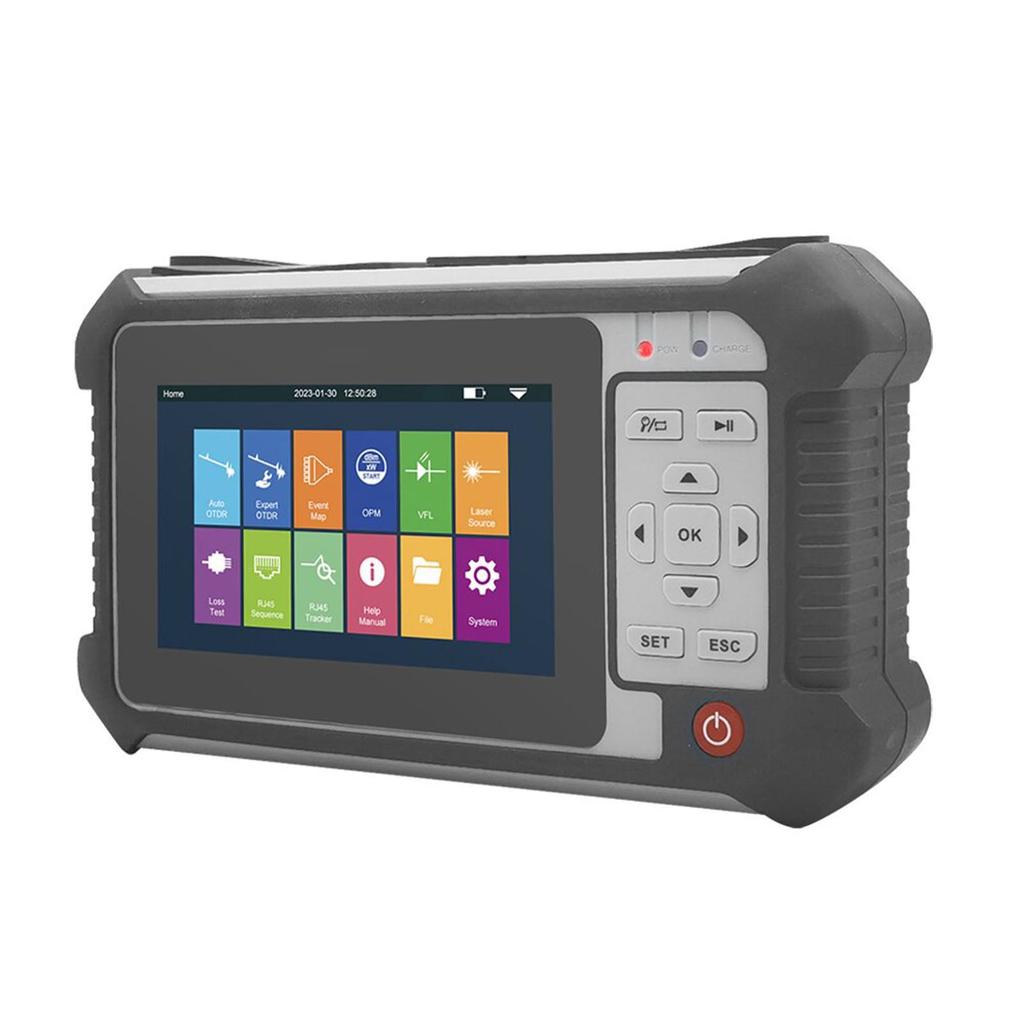 TM292D Optical Time Domain Reflectometer 1310nm 1550nm 24dB 22dB 8 in 1 OTDR Fiber Tester Optical Power Meter 100‑240V