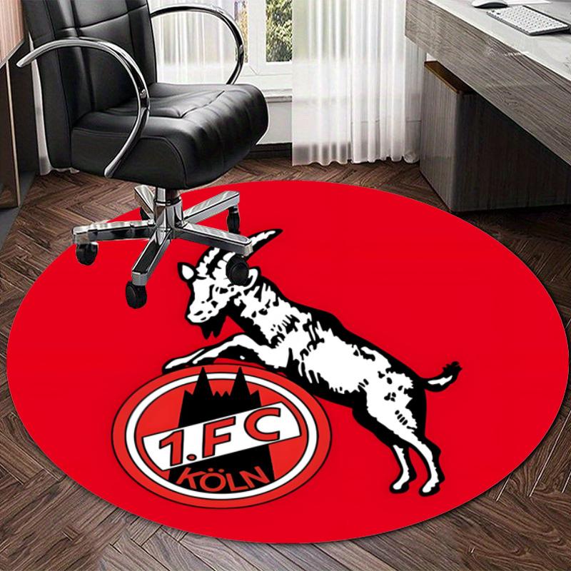 Personalized 1.FC Kaiserslautern Round Chair Office Rug - Perfect for Mat, Office Chair & More - Ideal Gift for Birthdays and Holidays