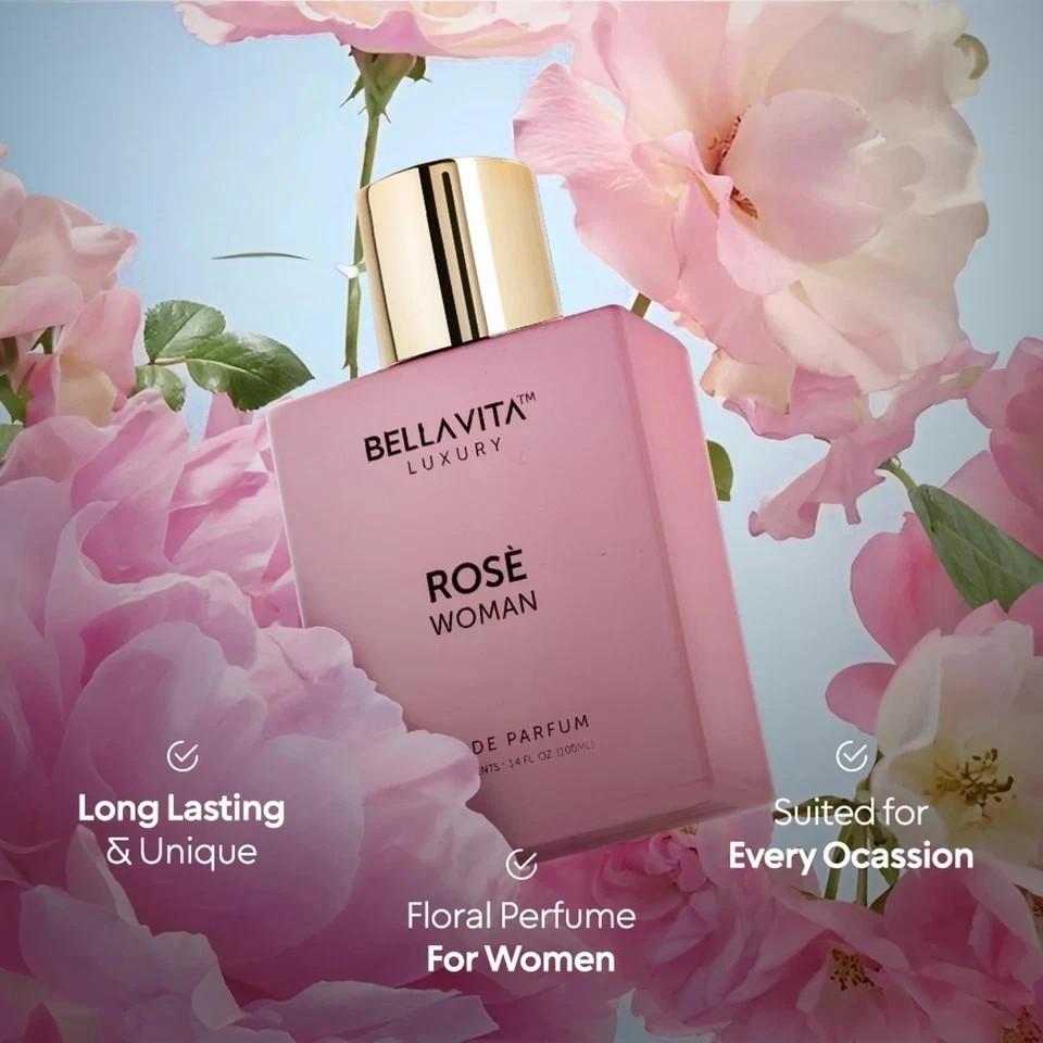 Rose by Bellavita for Women - 3.4 Oz EDP Spray
