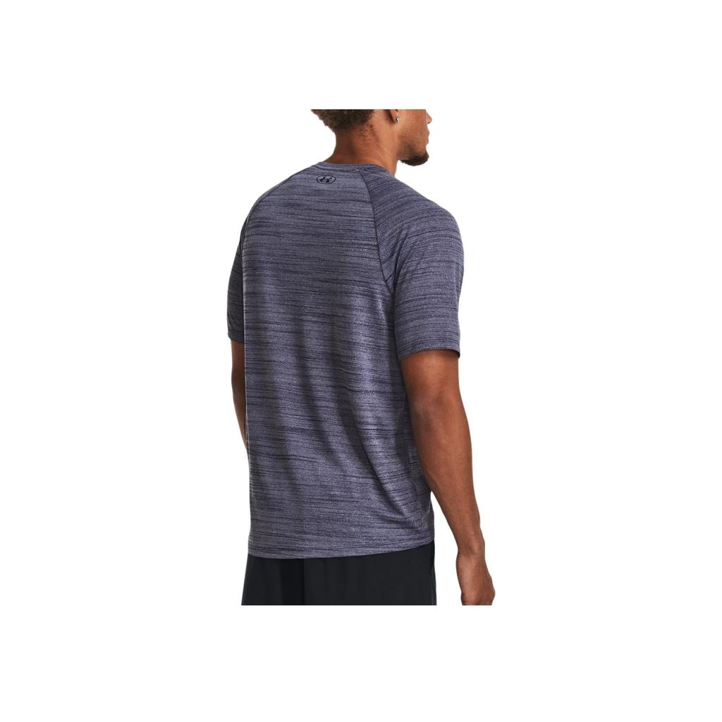 Under Armour Ua Tech™ 2.0 Tiger Logo Print Pullover Crew Neck Short Sleeve T-Shirt Men Tops Blue 1377843-410