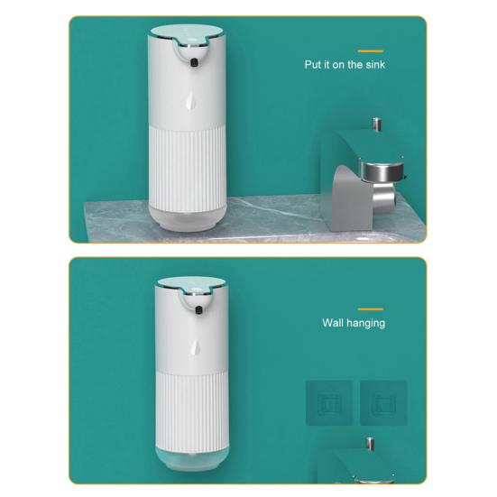 Berührungsloser Flüssigseifenspender IPX5 Wasserdichtes Design 350 ml Fassungsvermögen USB Wiederaufladbar Automatische Hand