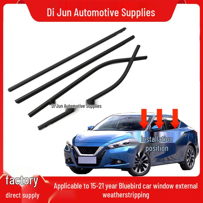 

Nissan Bluebird 15-20 Year Window Glass Outer Sealing Strip Left Front Door