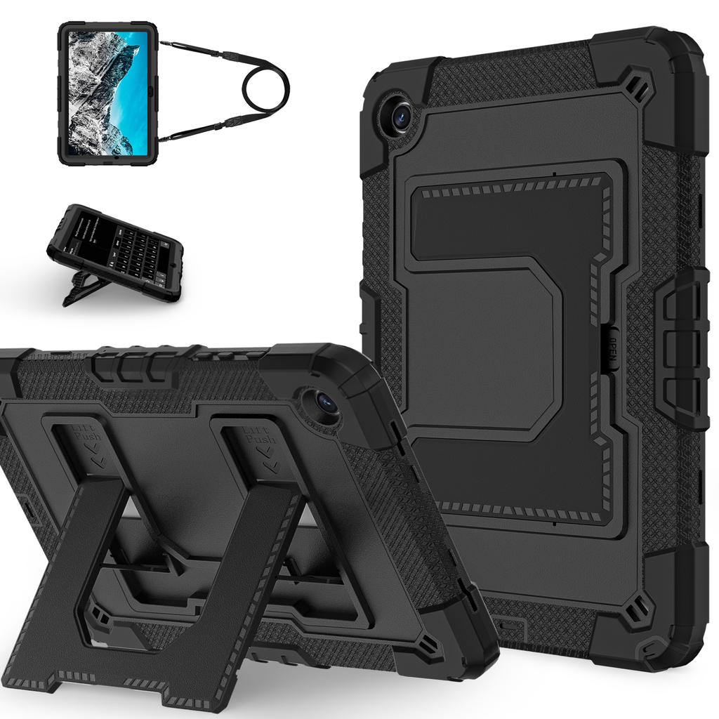 Larger Stand Case for Samsung Galaxy Tab A11 A9 Plus 11.0 Inch SM-X230 X236 X210 X215 X216 X218 Hybrid Cover with Shoulder Strap