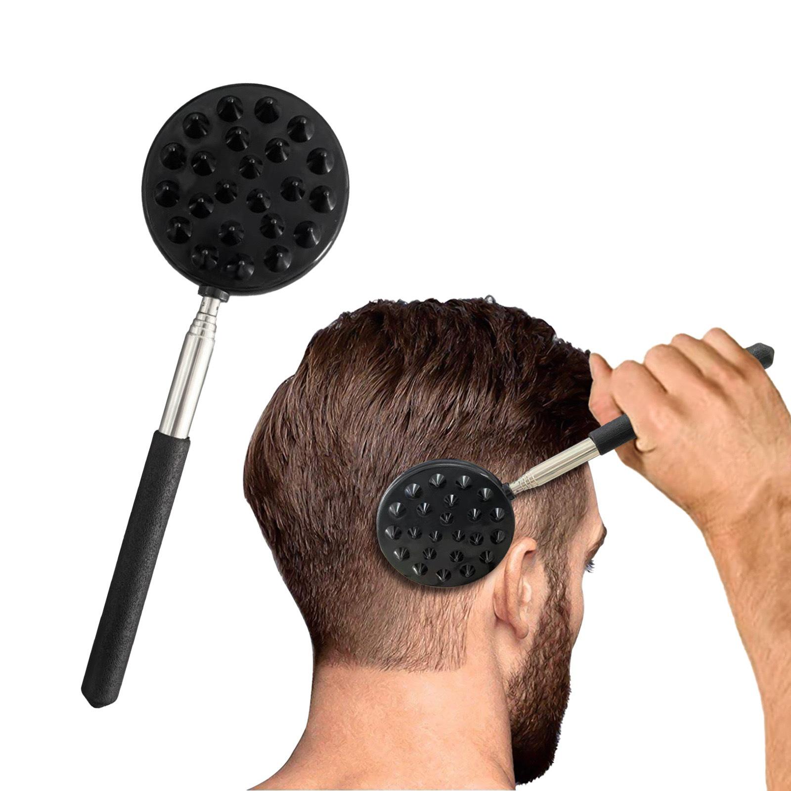 Stainless Steel Telescopic Back Scratcher with Magnetic Bead Massage 21 x 6.6 x 2.5 cm