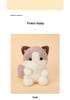 Cross-Border Palm-Sized Cute Plush Doll: Penguin, Rabbit, Tiger Desktop Companions