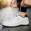 PU-läder Herrskor Sneakers Trend Casual Andningsbara Fritid Herrsneakers Halkfria Skor Vulkaniserade Skor Tenis Masculino