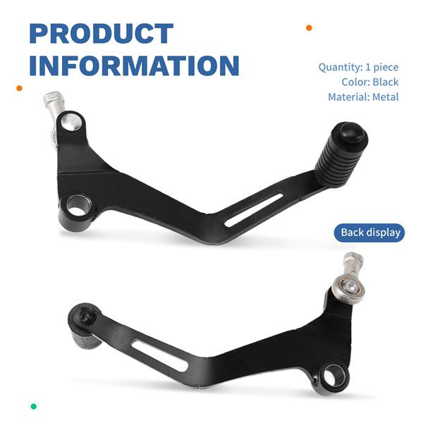 Compatible Gear Shift Pedal for Kawasaki Ninja 650/EX650/ER650/Z650/Z650RS (Years 2017-2025).