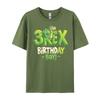 3Rex Birthday Boys Brand Clothing Anime T Shirts Camisetas Hombre EU SIZE Leisure White T Shirt Unisex Women New Year