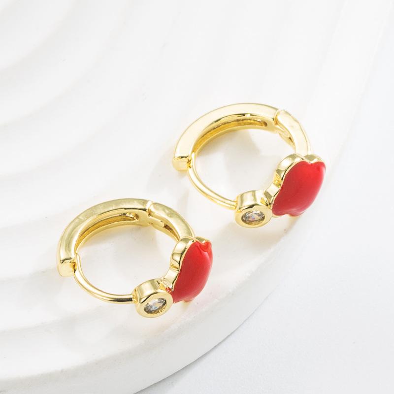 Women's Hoop Earring Bohemian O Shaped Creative Rice Beads Exaggerated Accessories Earrings