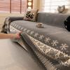Chenille Cat-Proof Flowers Cats Sofa Cover Full Coverage Non-Slip Couch All-Season Universal Couch Camping Blanket Dust Guard
