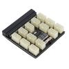 Power Supply Board Adapter 12V 6pin 8pin Power Board Converter with Voltage Temperature Display for Mining Graphics Card