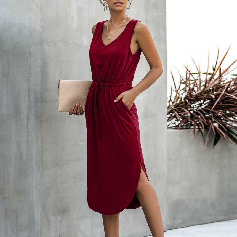 Buy Ladies Sleeveless Sundress Women 