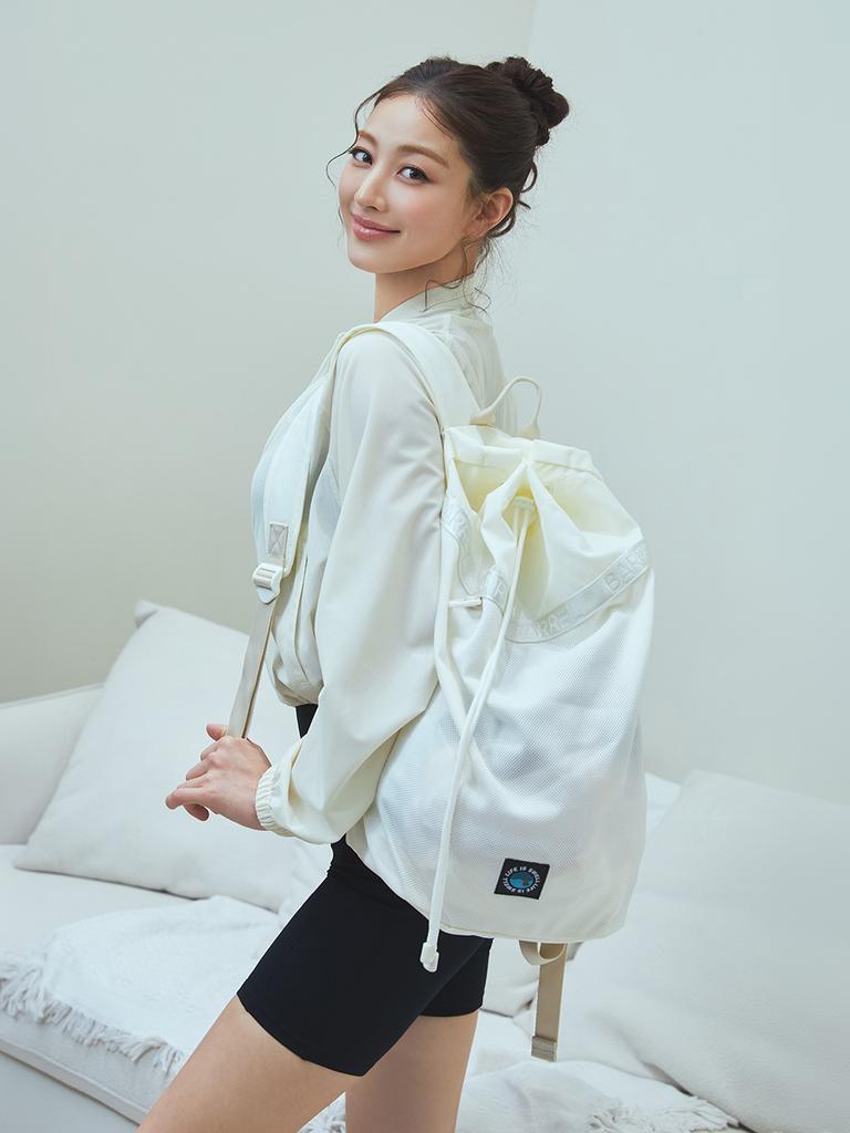 BARREL Light Mesh Backpack 16L Ivory (B6Suabg006Ivr)