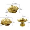 Unique Lotus Flower Tealight Holder Rust-proof Desktop Candle Cup  Restaurant