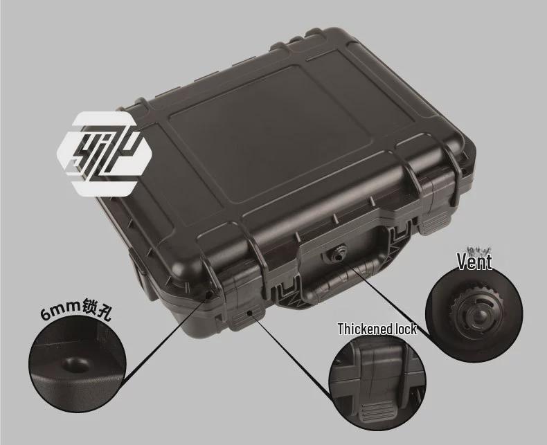 High-Grade Shockproof Multifunctional Outdoor Tool Case with Keyhole and Pressure Resistance