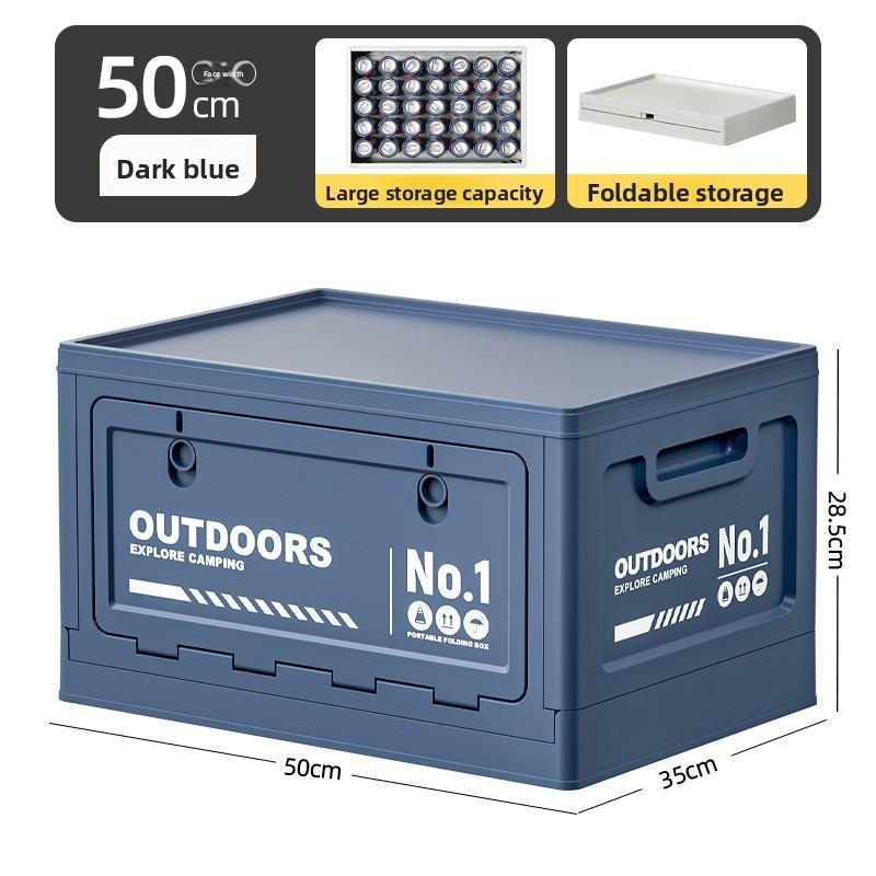 Outdoor Camping Aufbewahrungsbox mit faltbarem Design für Auto-Organizer und Campingausrüstung