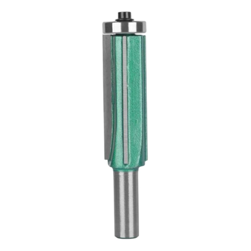Fraise à défoncer affleurante pour l'artisanat, queue de 8 mm, fraise de défonceuse, conception à double roulement, fraise à chanfreiner, fraise de défonceuse électrique
