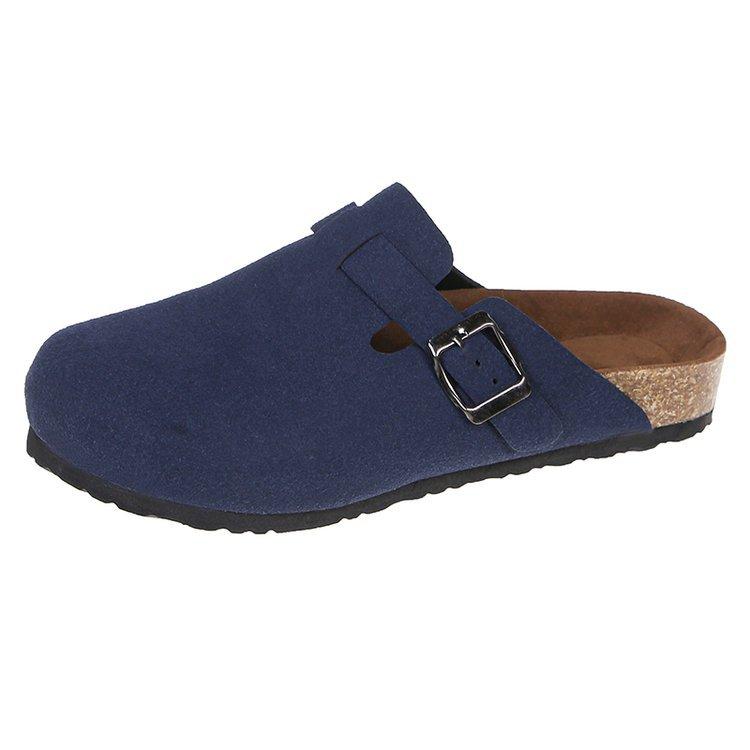 Fashion Women's Clogs Mules Cork Clogs Slippers 2024 New Men Outdoor Mules Suede Clog Shoes with Arch Support Mule Leather Clogs Sandal