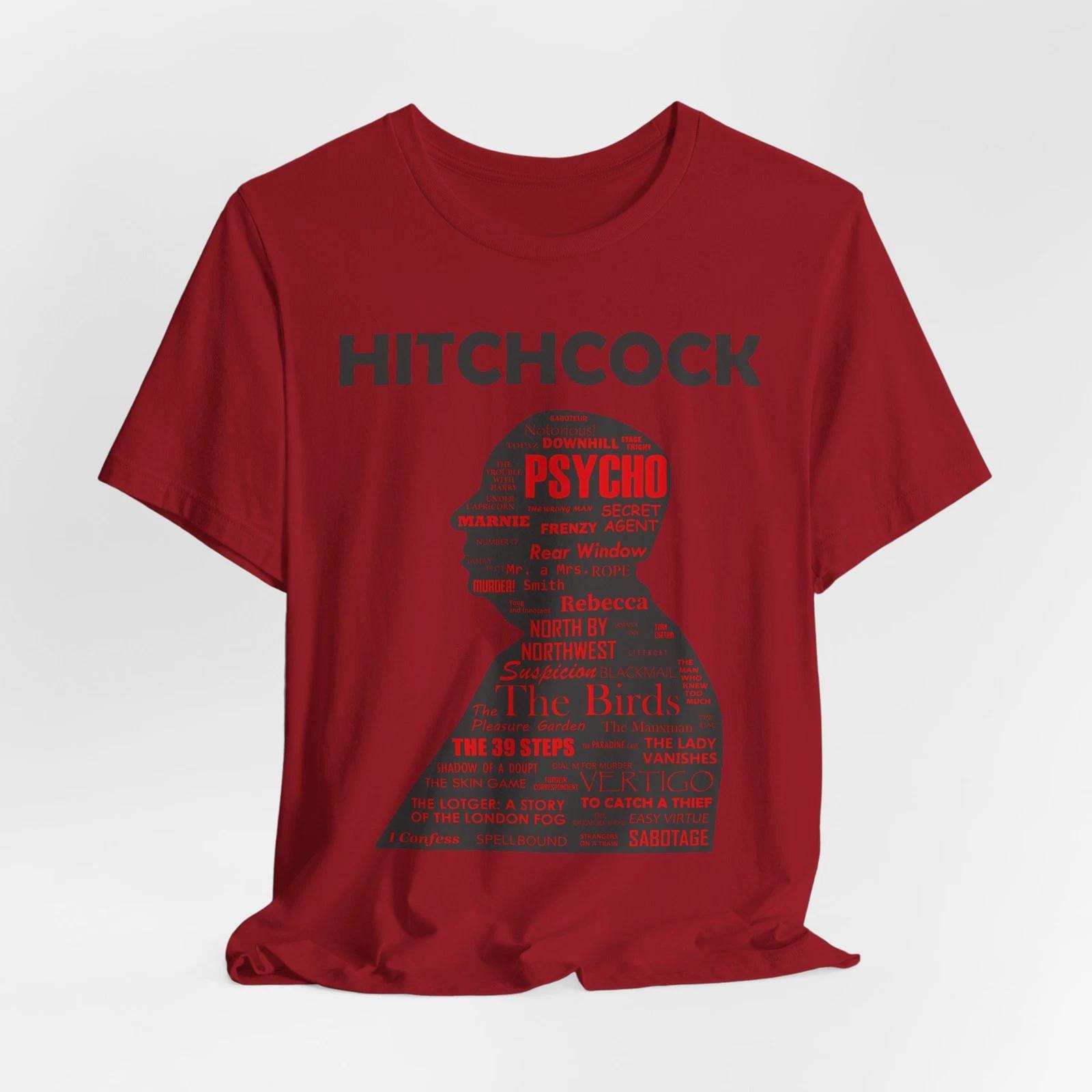 

Hitchcock-Inspired Tee – Bold Graphic Shirt for Fans of Suspense and Style 4XL