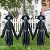 Halloween Witch Holding Hands Three Colorful Luminous Button Belt Atmosphere Layout Scene Decoration Props