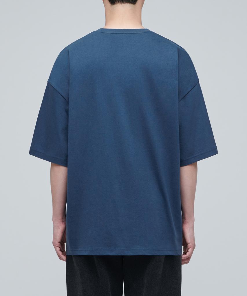 Musinsa Standard Extra Oversized Crew Neck T-Shirt [Midnight Blue]