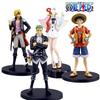 Colored Luffy Zoro Sanji Uta One Piece Film Red Figure Cake Topper Xmas Gifts