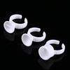 100pcs Disposable Makeup Tattoo Ink Rings Eyebrow Lip Tattoo Pigments Holder Container Cup