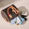 MKF Women's Printed Mini Shoulder Bag, 2023 Fashion Trend Boston Style Messenger Bag