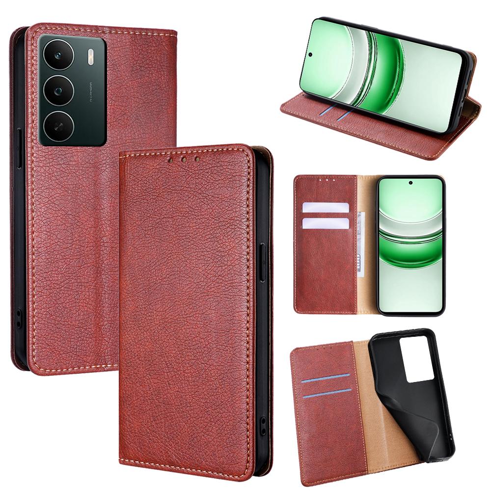 For Realme C71 4G Case Wallet PU Leather Magnetic Auto-Absorbed Phone Cover