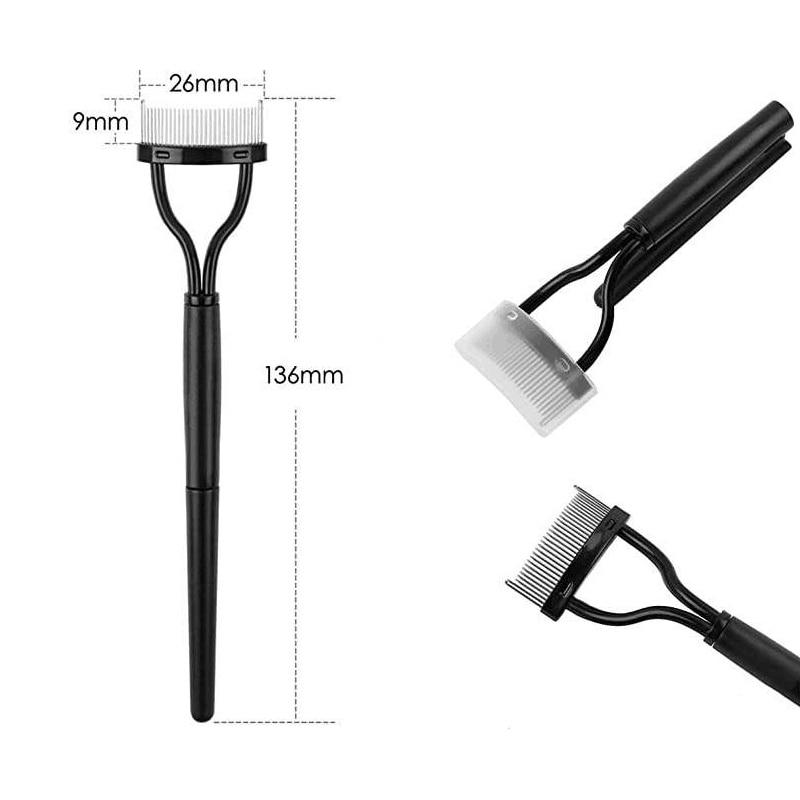 Double Head Eyelash Curler Eyelash Brush Makeup Lash Separator Brush Mascara Curl Eye Beauty Makeup Cosmetic Tool YSL