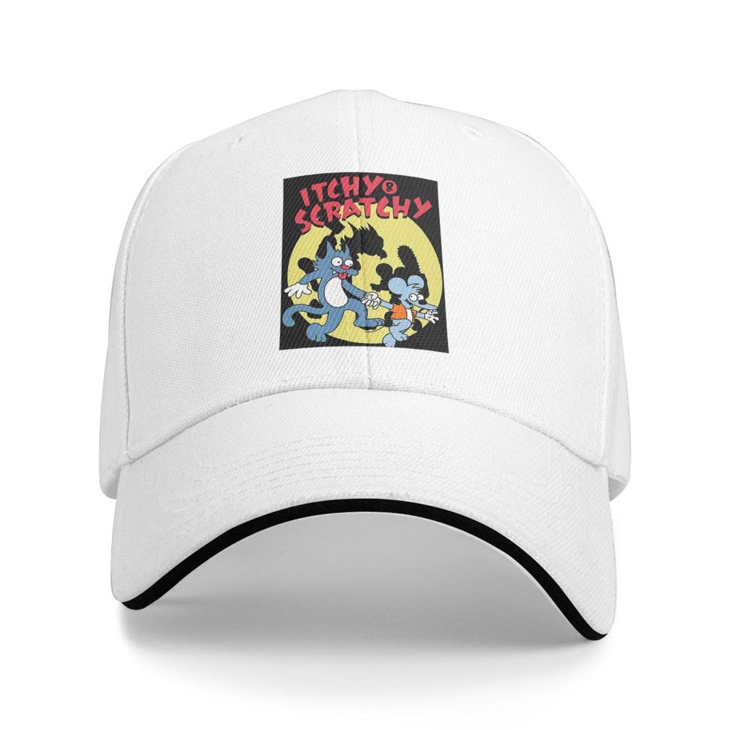 Unisex Baseball Hats The Itchy And Scratchy Show Cartoon Outdoor Streetwear Sports Baseball Caps Hip Hop Cap Casquette Hats