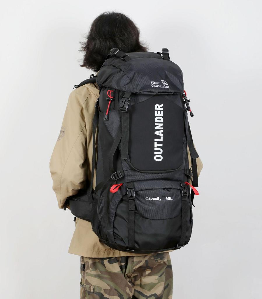 60L Outdoor Hiking & Mountaineering Backpack with Double Shoulder Straps