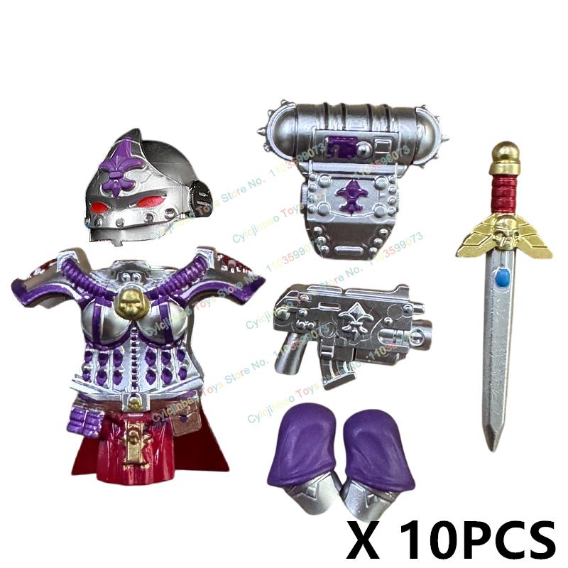 S116 New Black Warrior Girl Building Blocks Mecha Models Action Figures Children's Educational Toys for Kids Assembled Gifts