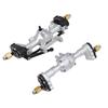 Aluminum Front Rear Portal Axle Complete Set+Brass Knuckle Cover For FMS FCX24 Power Wagon K5 FCX18 LC80 RC Crawler Upgrade Part