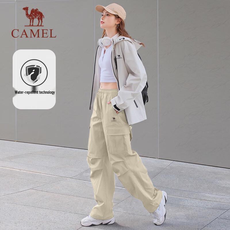 CAMEL Women's Water-Repellent Hiking Cargo Pants