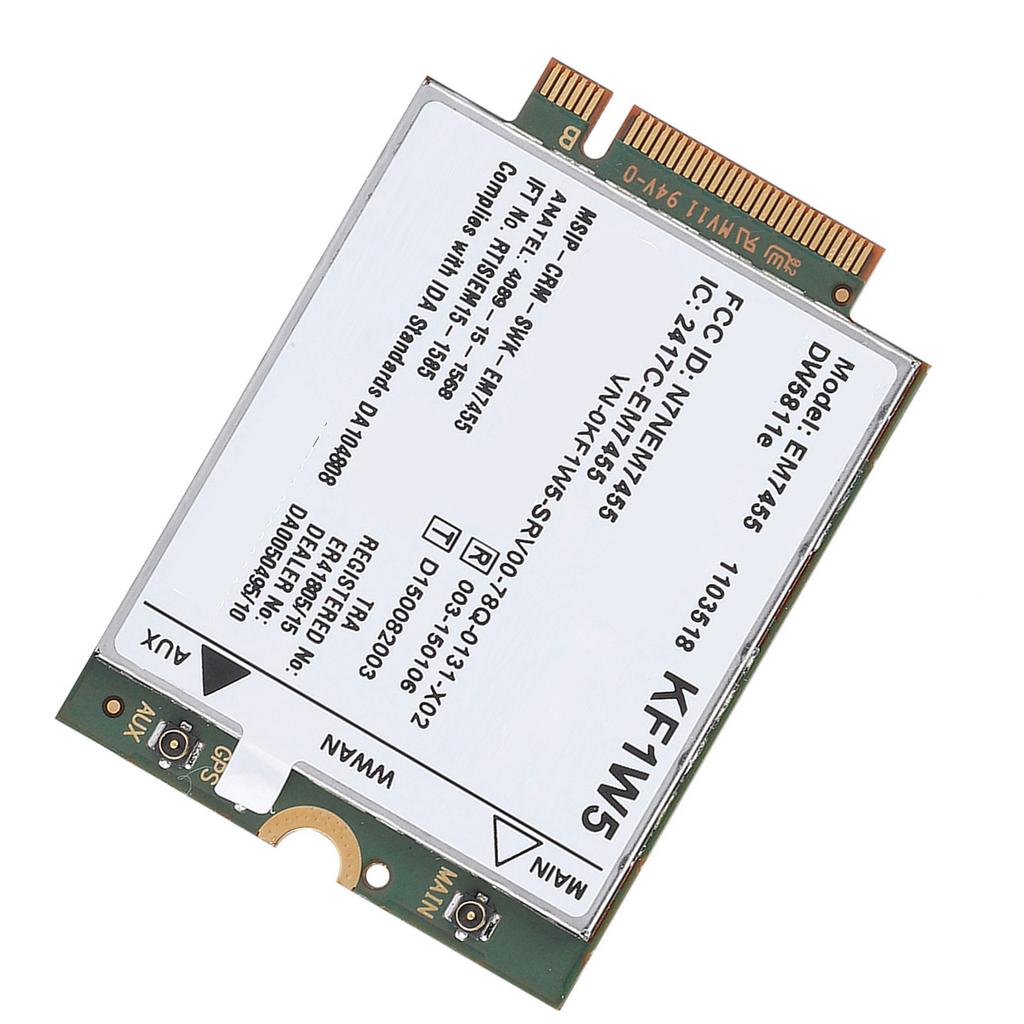 Ersatz-Wireless-EM7455 für Dell DW5811e Qualcomm 4G LTE WWAN NGFF-Kartenmodul