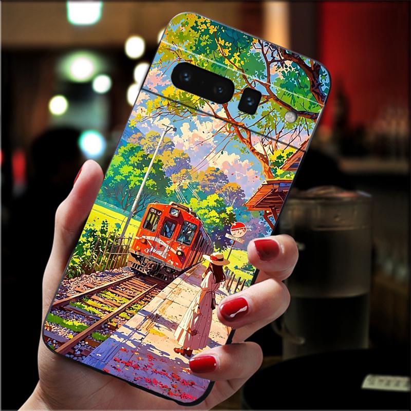 Anime Sceneary Art Phone Case For Google Pixel 10 9 Pro XL 9A 8 7 6 Pro Pixel 8A 7A 6A Pixel 8 7 6 5