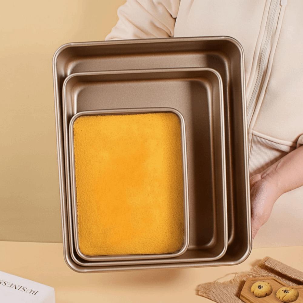 Non-Stick Square Baking Pan Thickened Carbon Steel Bakeware Tools Cake Mold Tray Cake Baking