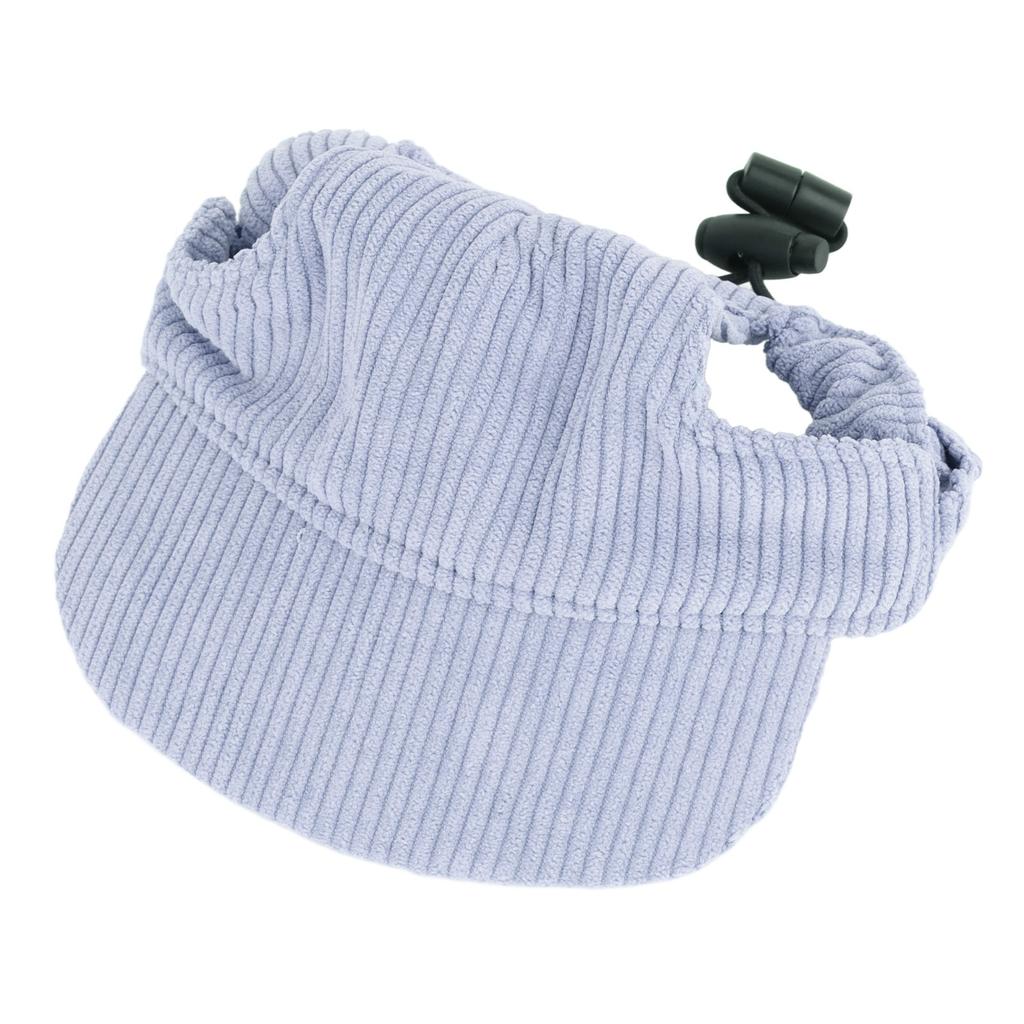 Letni kapelusz przeciwsłoneczny dla zwierząt domowych Regulowany sztruksowy swobodny kapelusz dla zwierząt domowych Lekki stylowy kapelusz dla psów i kotów