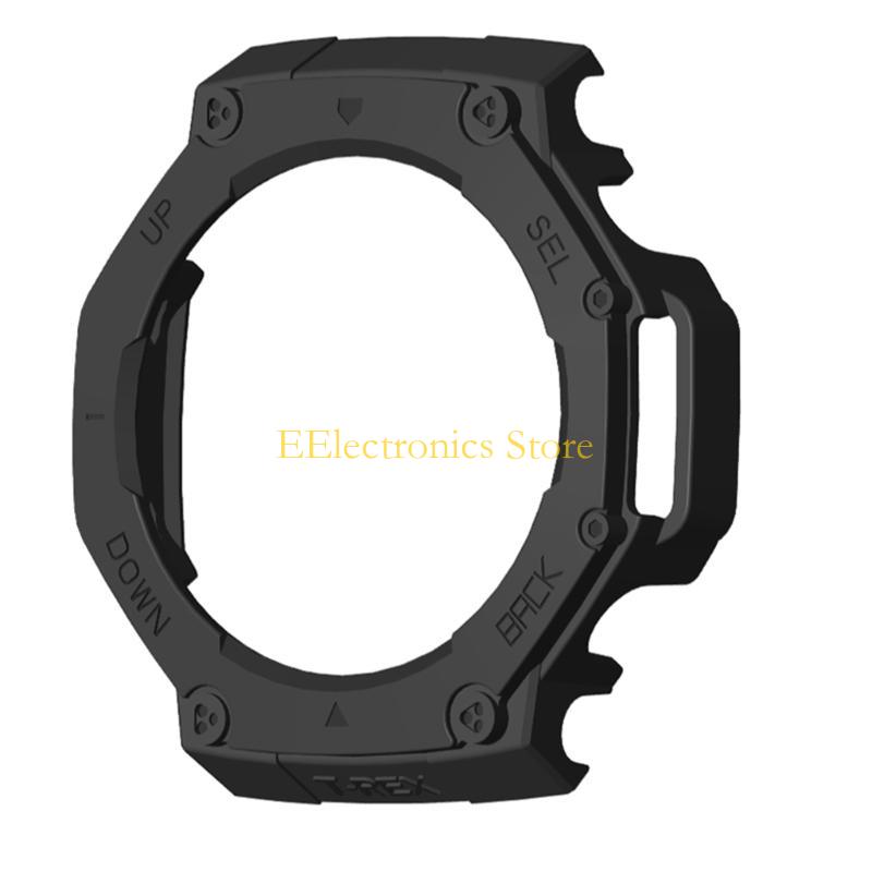 B03C Fashion Scratched Resistant PC Case Shockproof Housing Sleeve Bumper Frame Shell Suitable For Rex 3 Smartwatch Accessory