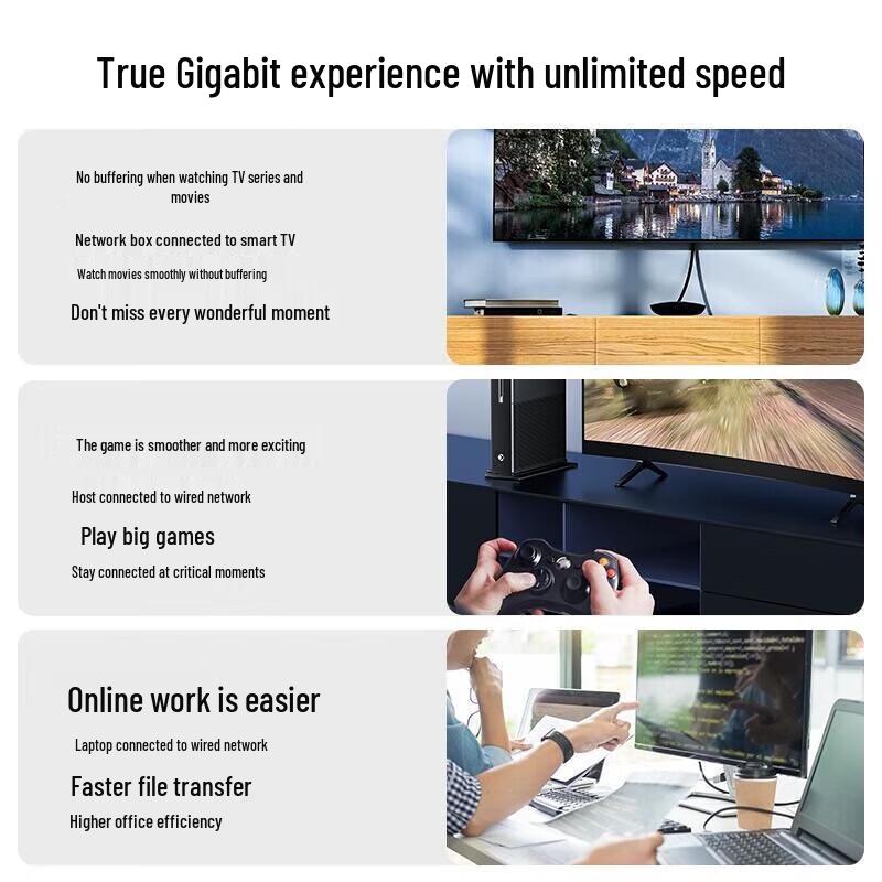 SAMZHE CAT6 Gigabit Ethernet Cable