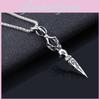 Alloy Vajra Pendant Necklace Alloy Geometric Jewelry Pendant For Casual Fashion