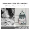 Large Capacity Kitchen Wall-mounted Garbage Bag Storage Artifact Plastic Bag Storage Bag Hanging Shopping Bag Storage Bag Storage Hanging Bag
