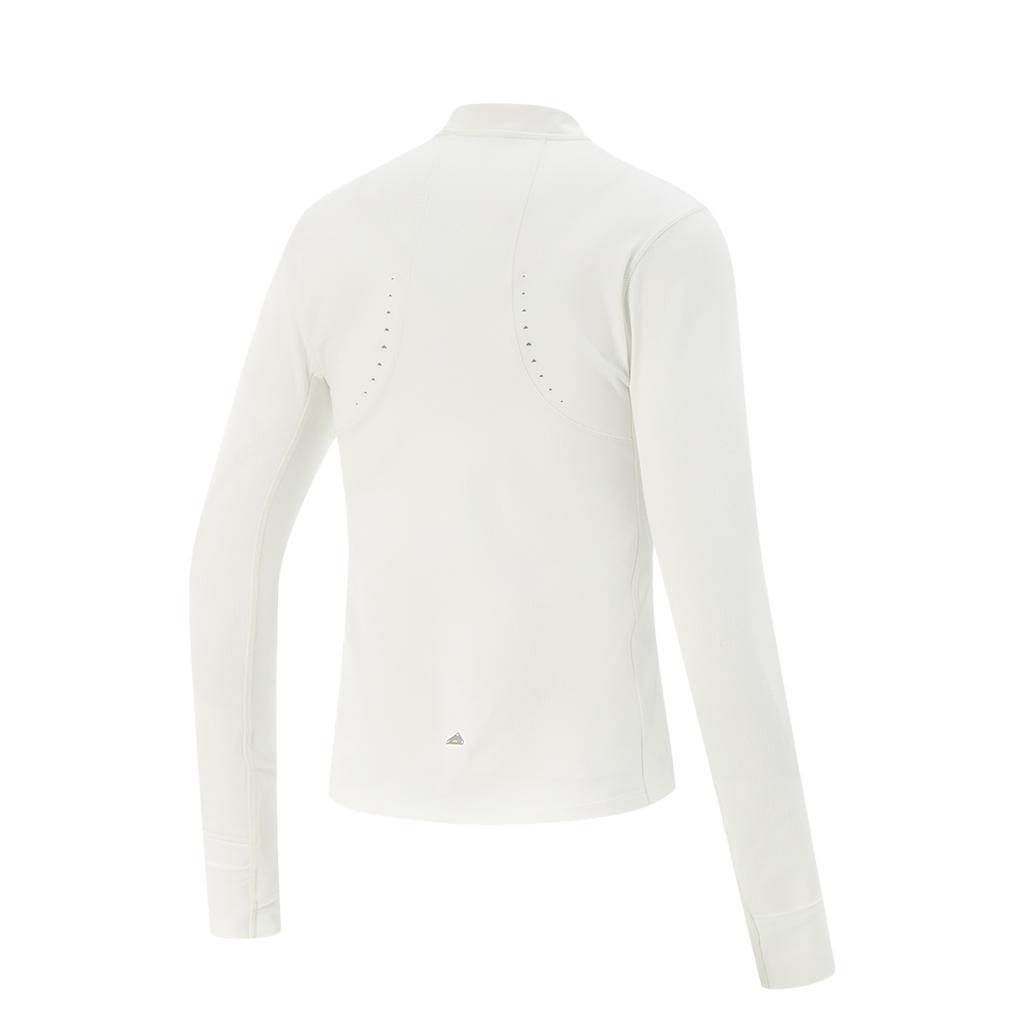 Li Ning Running Series Simple Moisture Wicking Versatile Comfortable Casual Sports Slim Fit Long Sleeve T-Shirt Women Tops ATLV026-1