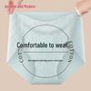 GUJIN Women's 3-Pack Pure Cotton High-Waist Antibacterial Briefs