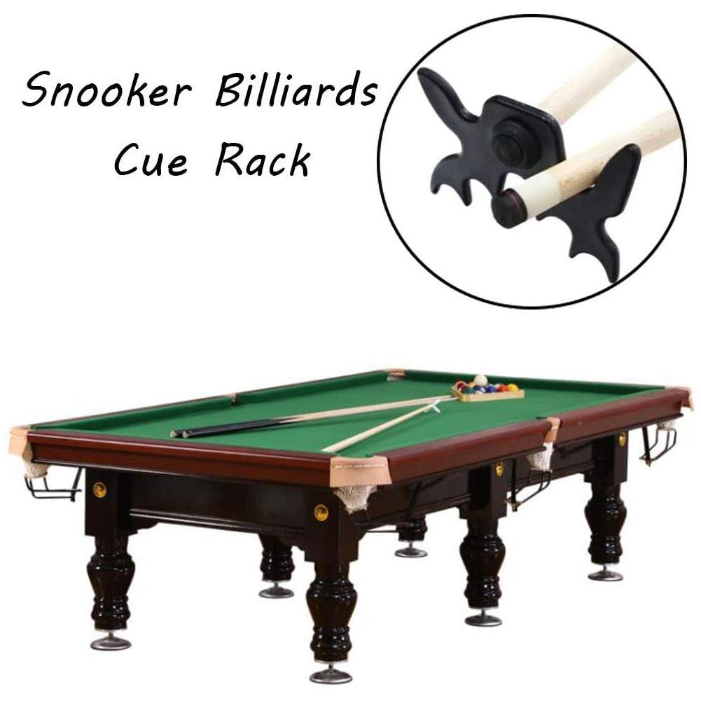 1/2/4 st Ny Snooker Pool Svart Snooker Biljard Köställ Brohuvud Biljard Korshorn Stånghållare Tillbehör