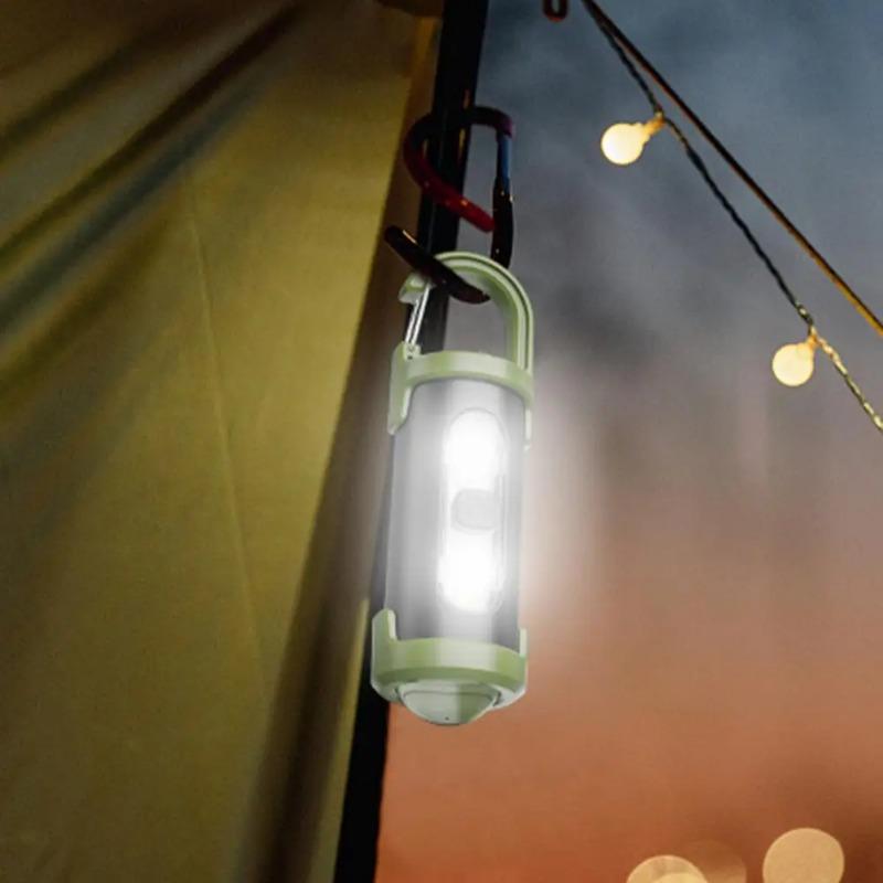 Rechargeable Keychain Flashlights,EDC COB Work Light Torch Ultra Bright Flashlight,Portable Lantern For Searching Hiking